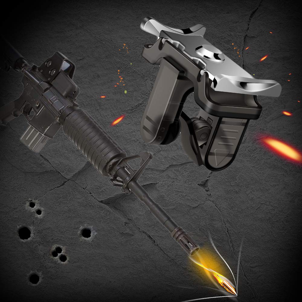 Fortnite PUBG Trigger Mobile Controller - [Upgraded Version] PUBG Mobile Trigger, L1R1 Shooter Trigger Buttons for PUBG/Fortnite/ Rules of Survival for Android & iPhone