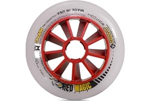 Bont Skates - Red Magic Inline Speed Skate Wheels - Road or Track Skating