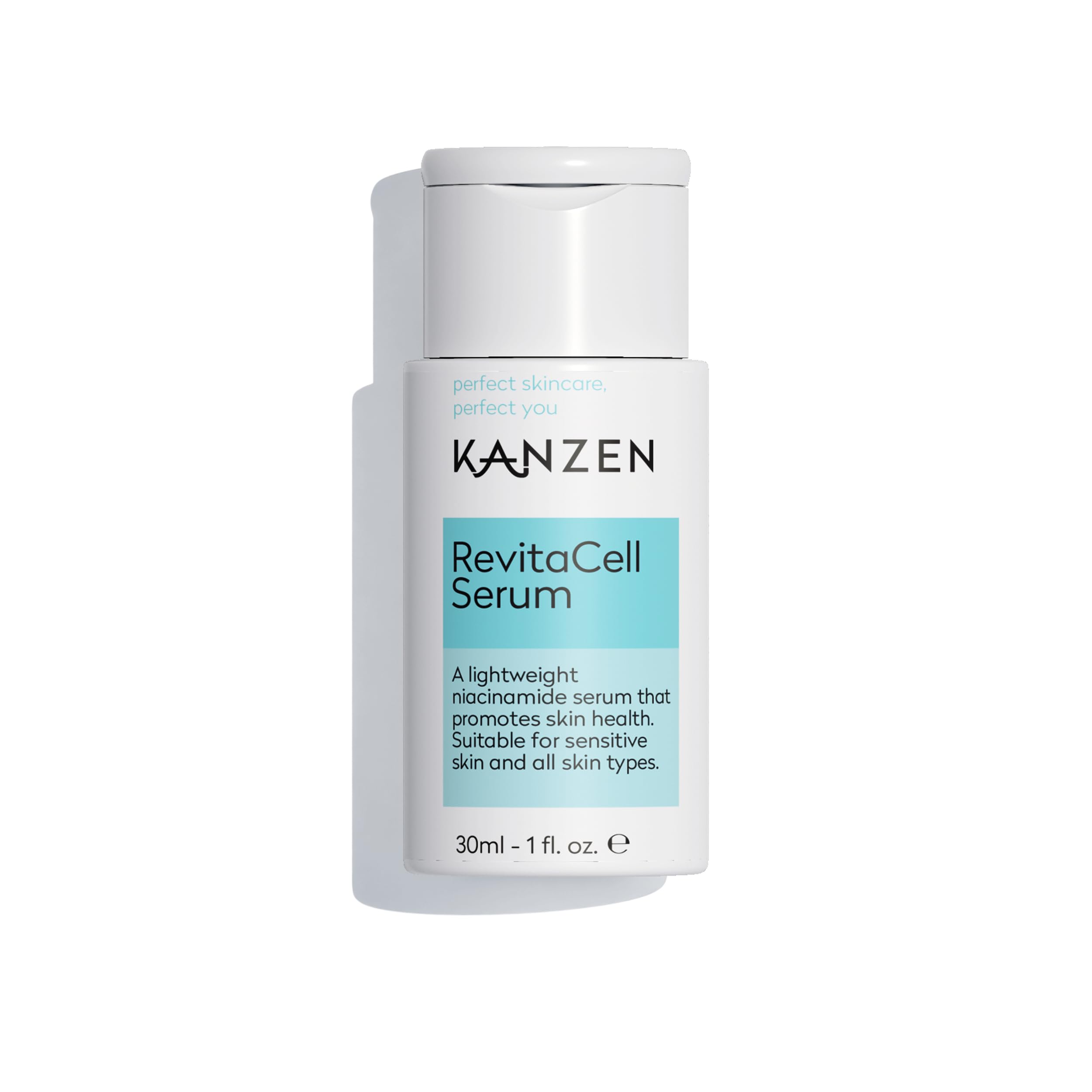 Kanzen Skincare RevitaCell Niacinamide Serum 30ml – Skin Serum for Blemishes, Pore Refining & Even Skin Tone with Vitamin B3