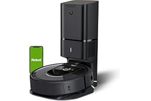 iRobot Roomba i7+ (7550) Robot Vacuum with Automatic Dirt Disposal - Empties Itself for up to 60 days, Wi-Fi Connected, Smart Mapping, Works with Alexa, Ideal for Pet Hair, Carpets, Hard Floors