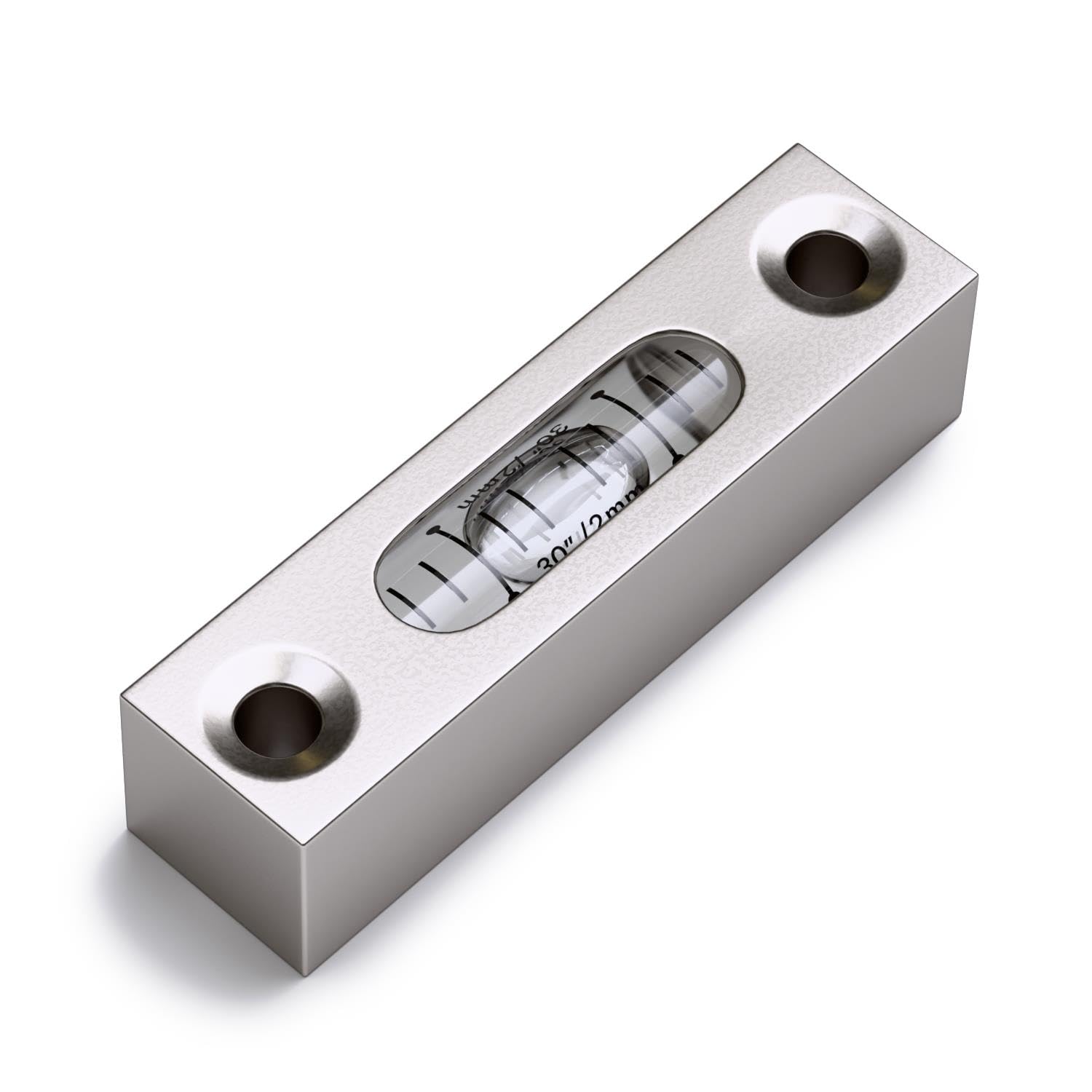 Metal Precision Level Glass Vial, Spirit Bubble Level, Accurate, 58mm -MGV-581514-CS
