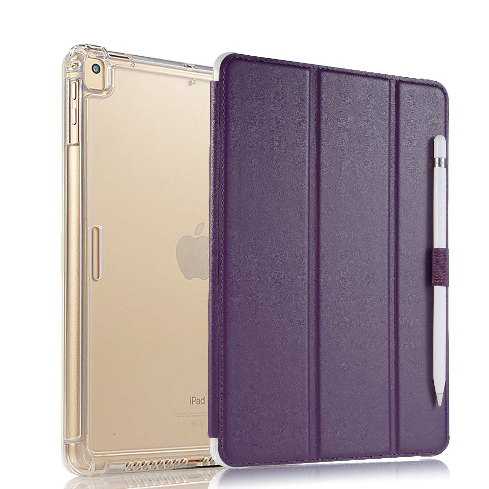 Valkit iPad Mini 5th Generation 2019 Case, iPad Mini 4 Case,Shockproof Protective Smart Folio Stand Protective Heavy Duty Rugged Impact Resistant Armor Cover[with Auto Sleep/Wake], Dark Purple