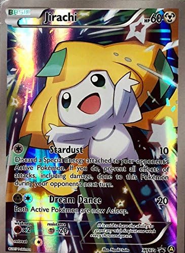 XY Shining Legends Pokemon Jirachi XY67A Premium Trainers Collection Full Art Card