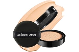JUNG SAEM MOOL [JUNGSAEMMOOL OFFICIAL] Essential Skin Nuder Cushion (Light) | Refill | Natural Finish | Buildable Coverage | Makeup Artist Brand