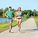 Running Belt (Large) with Personal Alarm for Runners Safety Including Flexible and Stretchy Waist Pack for iPhone/ Smartphone, Keys and Belongings (Patent Pending)
