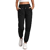 CRZ YOGA Cinch Bottom Sweatpants Women High Waisted, Thick Cotton Sweat Pants with Pockets Casual Lounge Athletic Joggers