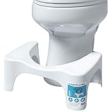 Squatty Potty The Original Bathroom Toilet Stool, CURVE Lightweight with sleek and modern design, 7 inch height, WHITE, 1 Count