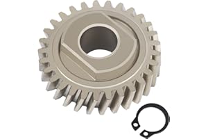 W11086780 WP9706529 Replacement Worm Gear Parts for KitchenAid Stand Mixer, 9706529 with 9703680 Circlip 5 & 6 QT