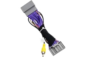 Car Rear View Camera Adapter Wire Harness 32Pin Fit for Honda CR-V CRV 2012-2016, Car Reverse Rearview Backup Camera Video Pl