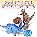 ArtCreativity Dinosaur Egg Puzzle (Pack of 4) | 4 Different Dinosaur Eggs, 4 Cool Transforming Toy | School or Carnival Prize| Fun Birthday Gift Idea for Boys and Girls