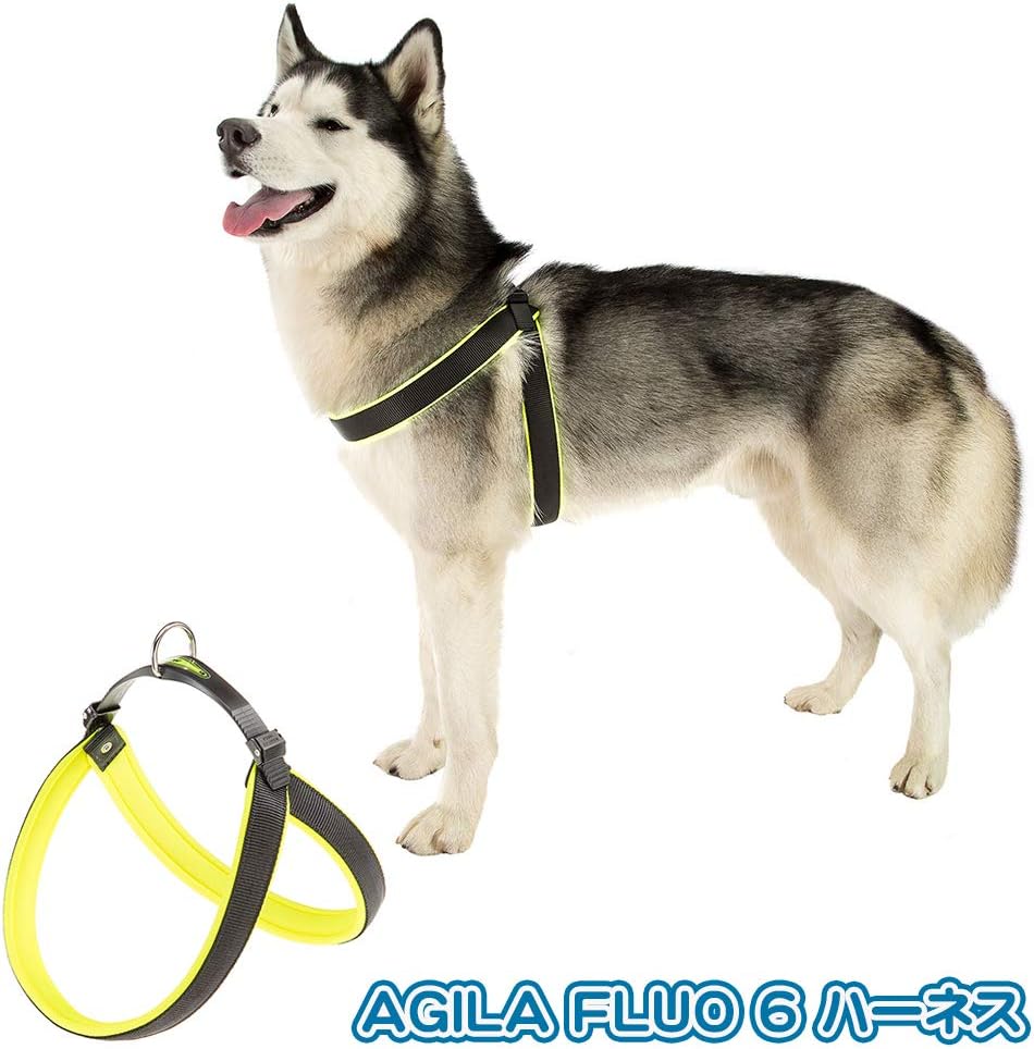 Ferplast Harness for Medium-Sized Dogs AGILA FLUO 6 Dog Harness with Soft Padding, Quick Release and Attachment System - Image 3