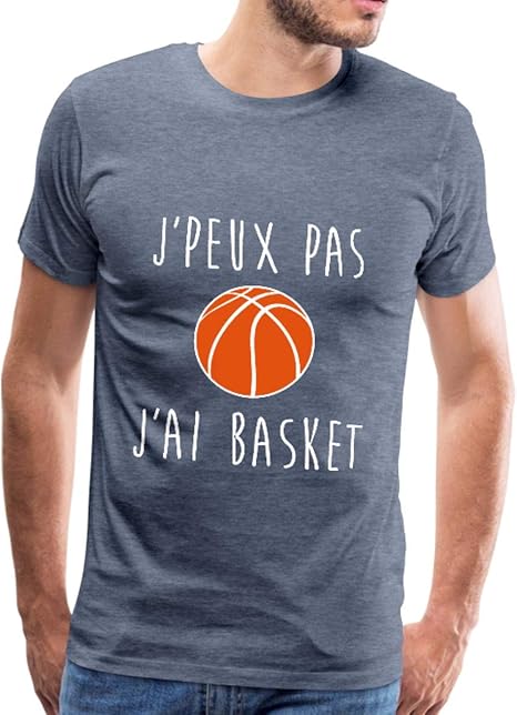 tee shirt j'peux pas j'ai basket