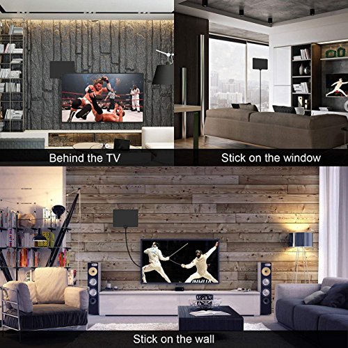 image for MATIS TV Antenna,Amplified HD Digital TV Antenna with Long 60-80 Miles