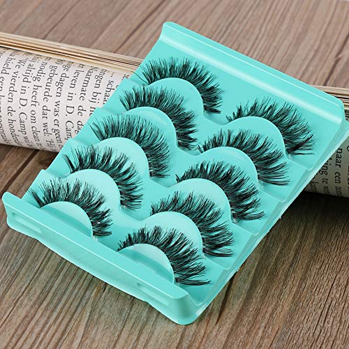 5-Paare-Knstliche-Wimpern-gesetzt-Cocohot-Kreuzmuster-Falsche-Wimpern-Natur-lange-falsche-Wimpern-5-Paar-A-A