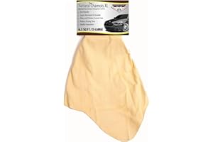 EVER NEW Natural Chamois XL Mega Size (6.5 sq ft) Automotive® Premium New Zealand Sheepskin for Car Boats and RV! Amazing Renewable Resource! …