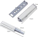 EVERGD 10Pcs Push to Open System Soft Close Damper Cabinet Drawer Hinges view 6