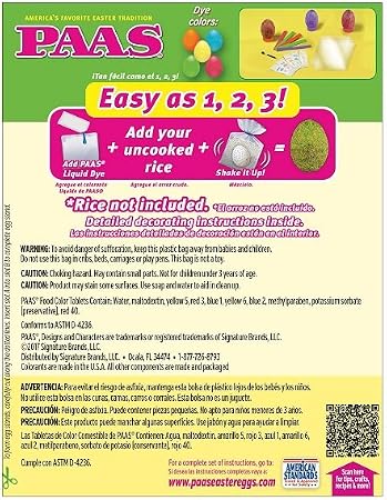 Paas Shake Color Easter Egg Decorating Kit