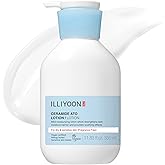 Illiyoon Ceramide Ato Lotion | Lightweight Moisturizer for Dry & Sensitive Skin, Barrier Repair for Face & Body, Mild for Babies, Vegan Certified, Korean Skin Care, 11.83 fl.oz.