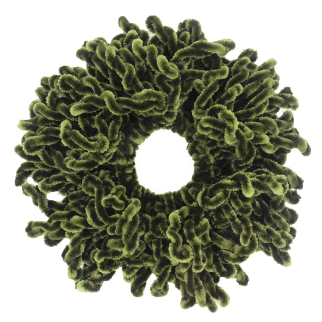 Headbands LRWEY,Flexible Rubber Band Simple Hijab Volumizing Scrunchie Large Hair Bow Headwear Hair Scrunchies Hair Ties Scrunchy Bobble Hair Bands (Green)