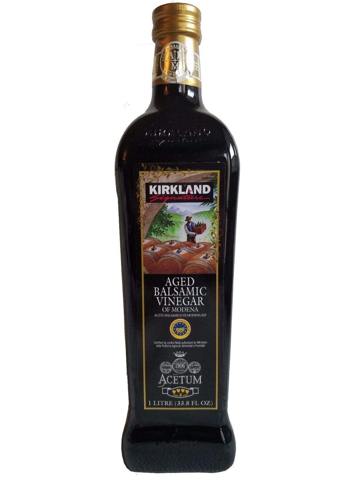 Kirkland Signature Aged Balsamic Vinegar, 1liter (33.8 Fl Oz.) (1