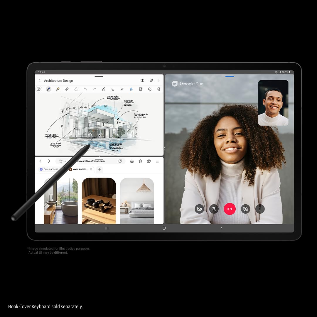SAMSUNG Galaxy Tab S8 11” 128GB WiFi 6E Android Tablet, PC Experience, Large LCD Screen, S Pen Included, Ultra Wide Camera, Expandable Memory, Long Lasting Battery, US Version, 2022, Graphite