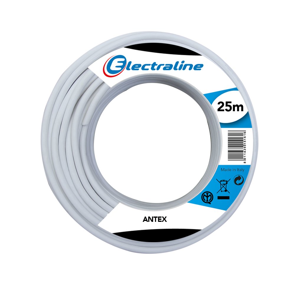 Coaxial Antenna Cable - 25 Metres White