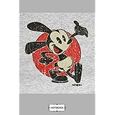 Oswald The Lucky Rabbit Keep Walking 1927 Felix The Cat Notebook: Journal, Lined College Ruled Paper, Matte Finish Cover, 6x9 120 Pages, Diary, Planner