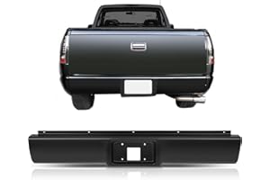 FINDAUTO Heavy Duty Steel Rear Bumper Roll Pan fit for 88-98 for Chevrolet C1500 C2500 C3500,88-98 for Chevrolet K1500 K2500 K3500,for Chevrolet R20 1988 Off Road Bumper