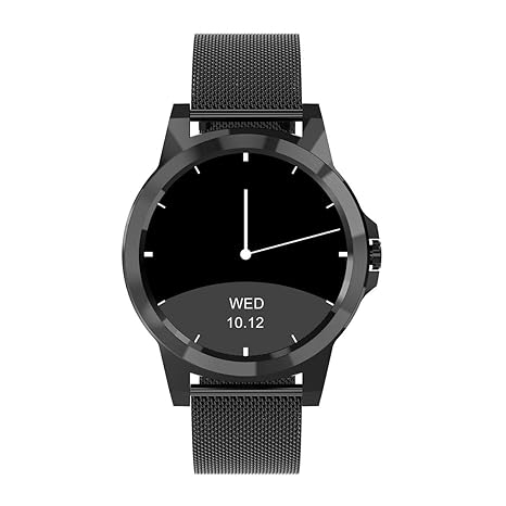 DIGGRO DI03 Plus - Smartwatch mit Herzfrequenz Sensor (Bluetooth Telefon 1,15 cm Ultra dünn Aktivitätstracker Schrittzähler K