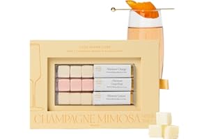 TEASPRESSA LUXE Mixology Cubes Instant Mimosa Cocktail Kit | 100% Natural Drink Mix for Cocktails, Mocktails, and Non Alcoholic Drinks | Birthday Gifts for Women | As Seen on Shark Tank | 18 Count