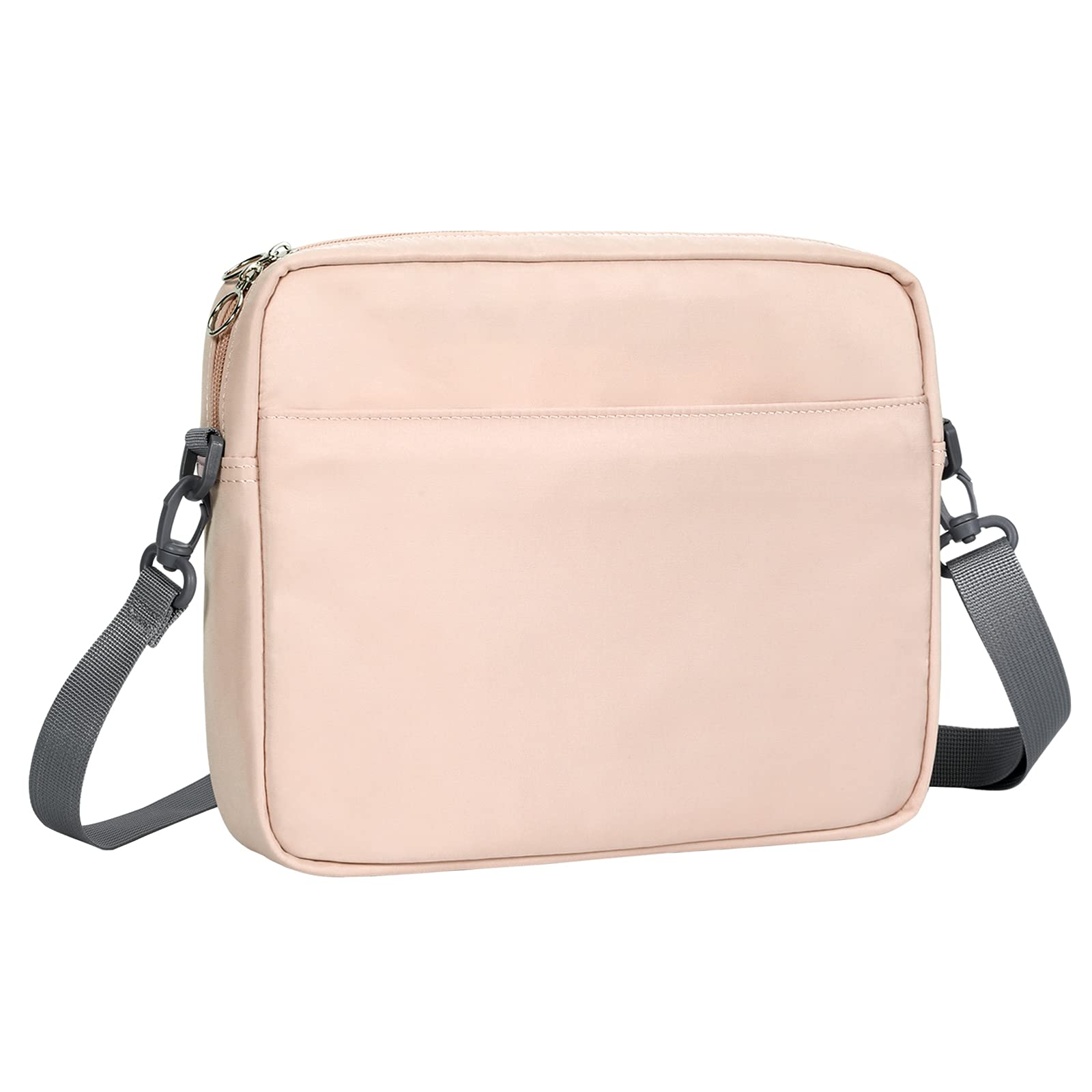 Dadanism 9-11 Inch Tablet Sleeve Shoulder Bag for iPad 10.2 2021-2019, iPad Pro 11 2021-2018, iPad Air 4 10.9 2020, Galaxy Tab A8 10.5 2022, Tab A7/S6 Lite 10.4 2020, Tablet Pouch Crossbody Bag, Pink