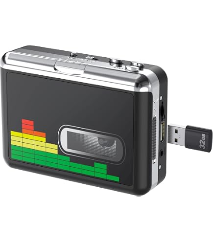 Docooler 218PT Enregistreur cassette vers MP3 via lecteur cassette PC avec écouteurs