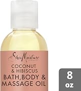 SheaMoisture Coconut Hibiscus Bath Body Massage Oil 8 oz Firming Toning Organic view 3