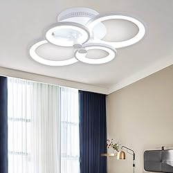 Jaycomey Modern LED Ceiling Light Fixture, Flush