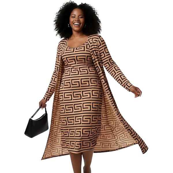 Amazon.com: Women's 2 Piece Knitted Outfits Spaghetti Strap Bodycon Midi  Dress with Belted Sexy Open Front Long Cardigan Set Gray : Clothing, Shoes  & Jewelry