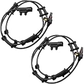 ABS Wheel Speed Sensor Front Left Right Replacement for 2007-2011 Jeep Wrangler JK 3.8L, 2012-2017 Jeep Wrangler JK 3.6L, Driver Passenger Side ABS Sensors, ALS1918 68003281AC 68003281AA, 2pcs