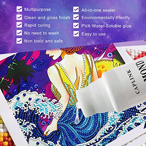 Diamond Painting Sealer 120ML, CAPLINK Diamond Painting Protective