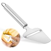 EAMIFARU Premium Stainless Steel Cheese Slicer For All Types Of Cheese. | Multi-Functional Handheld Cheese Slicers Cutter For Block And Hard, Dishwasher Safe, Essential For Every Kitchen.