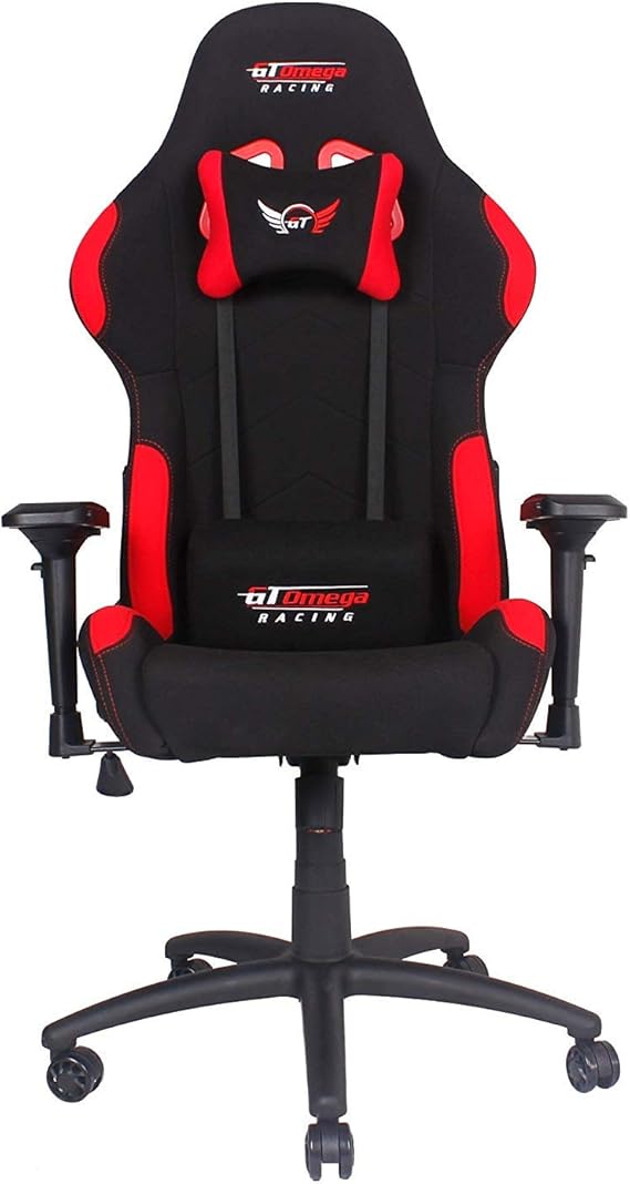 GT OMEGA PRO Racing Fabric Gaming Chair with Lumbar Support