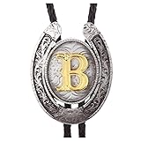 HUABOLA CALYN Vintage Bolo Tie for Men- Initial
