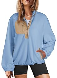 Dokotoo Jackets for Women Fuzzy Fleece Color Block