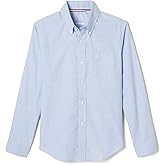 French Toast Boys Long Sleeve Oxford Shirt (Standard & Husky) Button Down Shirt