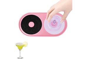 KKJCXY Bar Glass Rimmer – All-in-One Margarita Salt Rimmer Set for Cocktails, Salt and Sugar Rimmer Tray for Drinks – Drink R