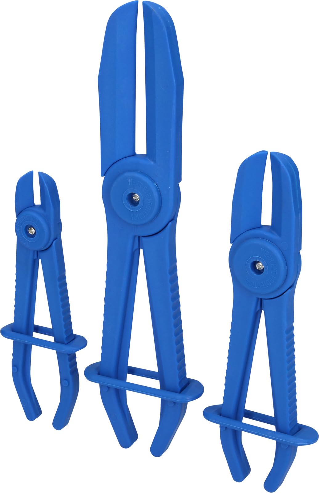 BRILLIANT TOOLS BT521010 Hose Clamping Pliers Set Straight 3-Piece [Powered by KS TOOLS]