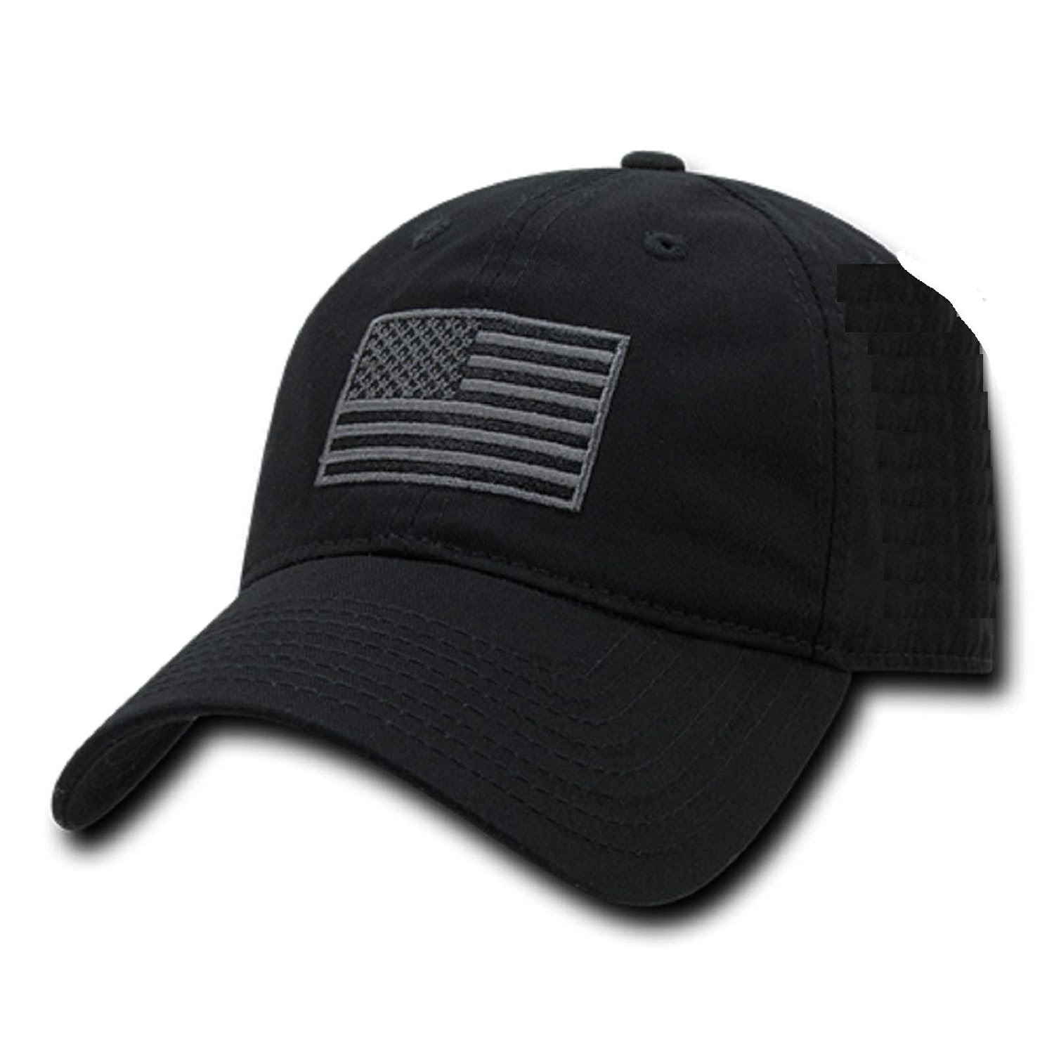 American Flag Embroidered Washed Cotton Baseball Cap Black Amazon