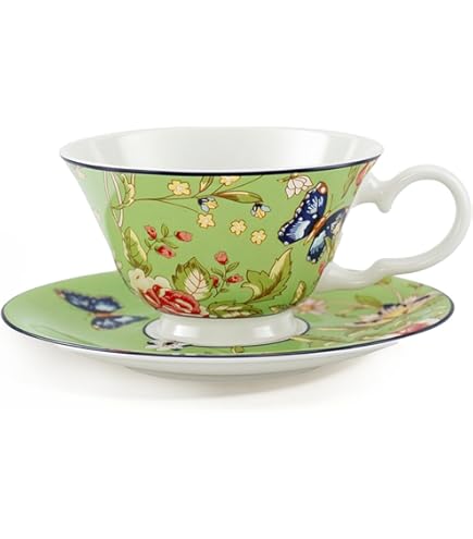 Amazon.com | Aynsley Empress Cobalt Teacup(s) & Saucer(S