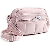 BAGSMART Cross Body Purse, Mini Crossbody Bags for Women Travel Purse | Women's Crossbody Handbags Wallet, Puffer Shoulder Hobo Purse,RFID Blocking, Lightweight, Anti-theft, 2.4L, Water-resistant