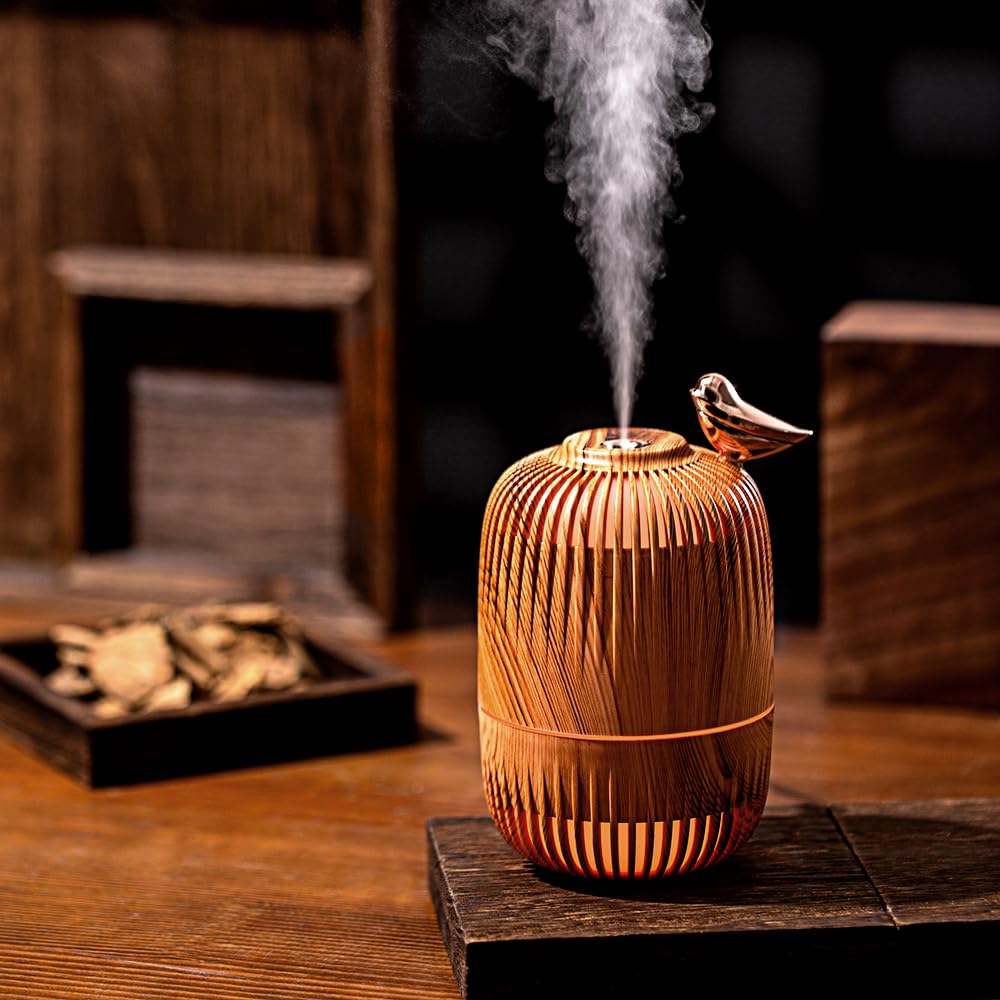 Photo 1 of Cute Cool Mist Humidifier for Bedroom/Desk/Office, Small Personal Desktop Humidifier with 2 Mist Modes