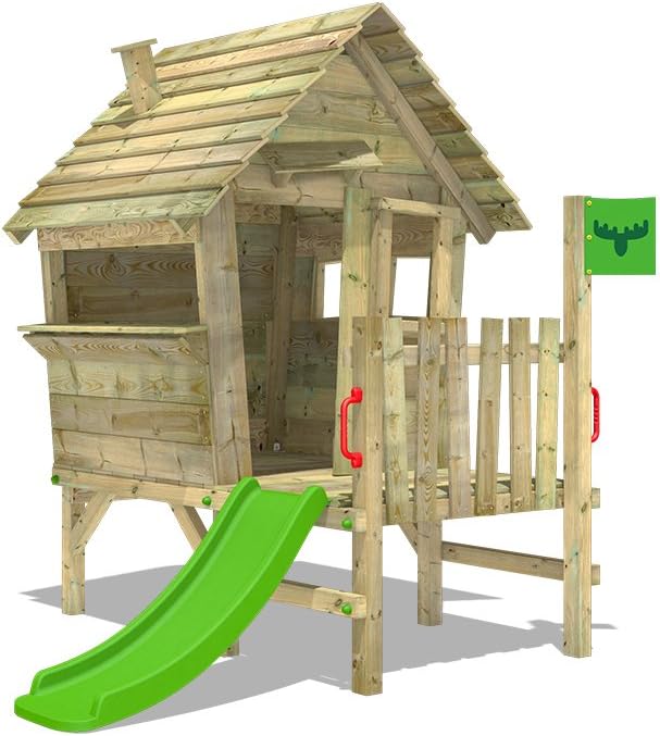 tobogan para casa de madera