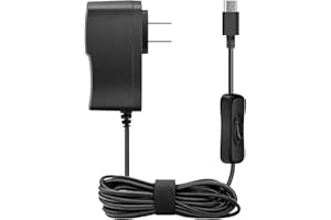 5V 2.5A Micro USB Power Supply Adapter with ON/Off Switch, Compatible with Raspberry Pi 3/3 B+, Pi 2, Zero, Model A/A+/B/B+ (